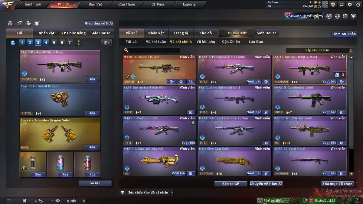 shop acc cf uy tin gia re